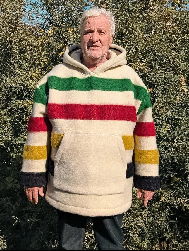 Iconic Wool Blanket Hoodie - Buschcraft Anorak- WINTA WOOL