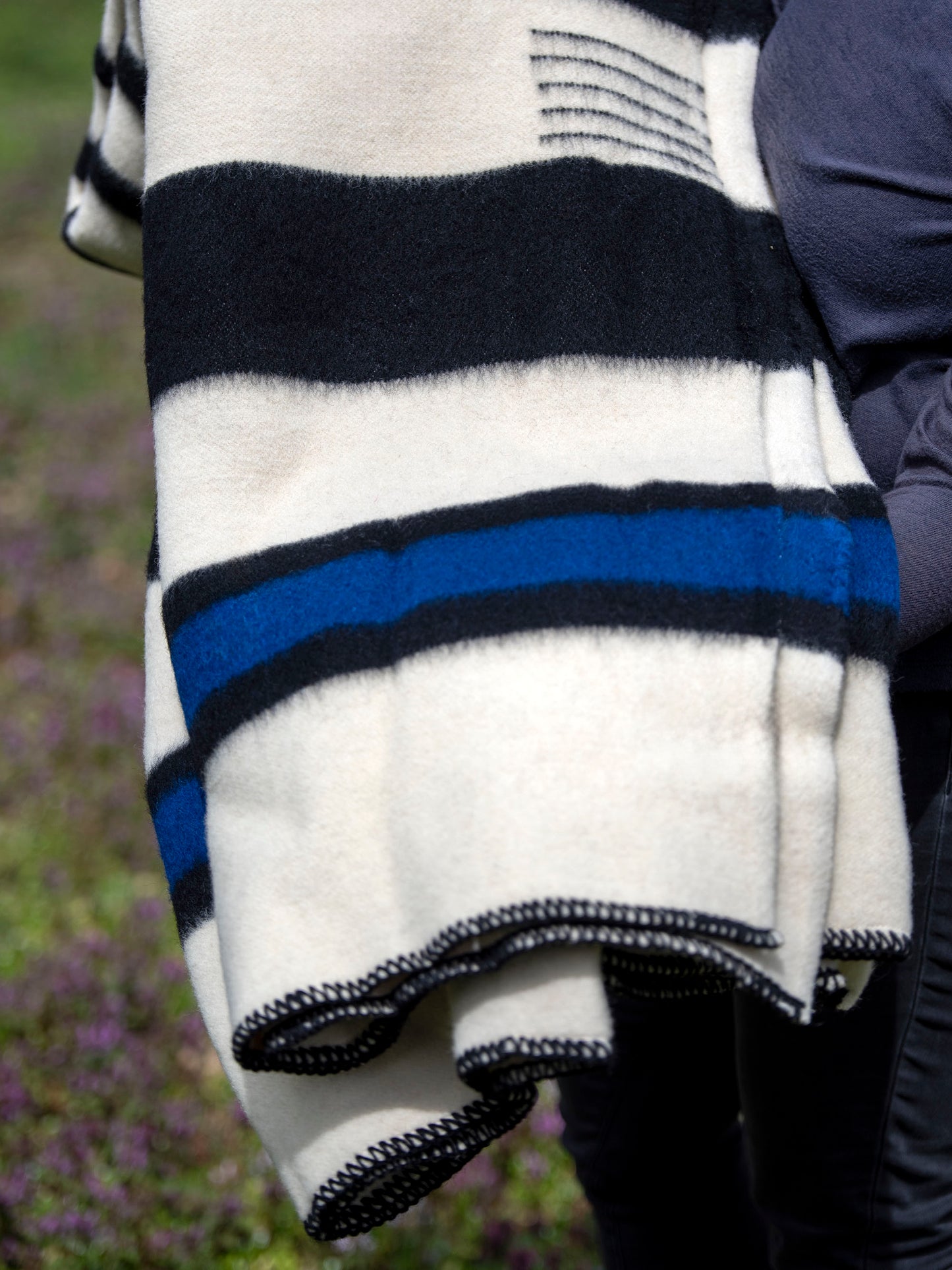 Striped Heavyweight Wool Blanket S04