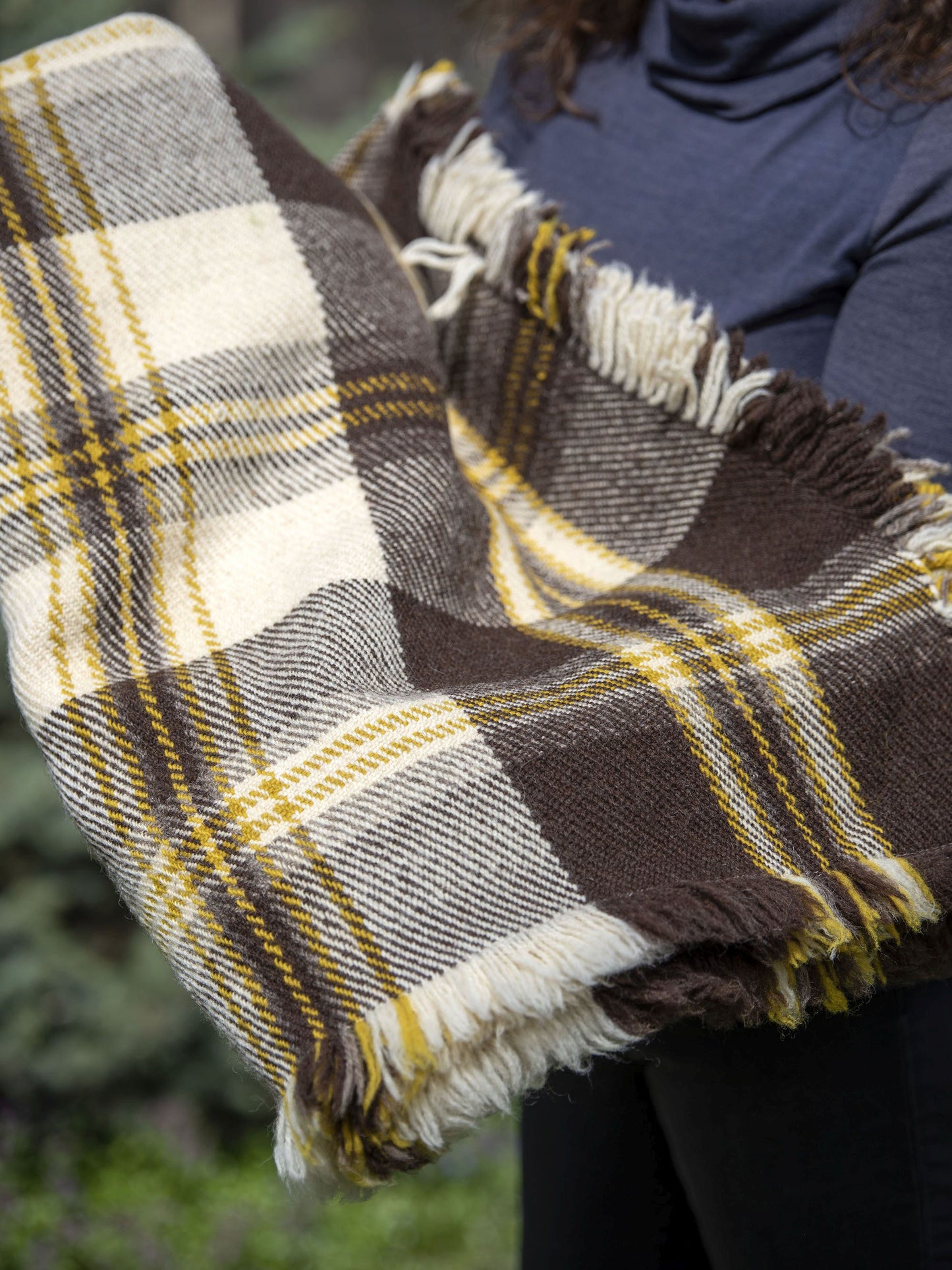 Heavyweight Plaid Blanket K02