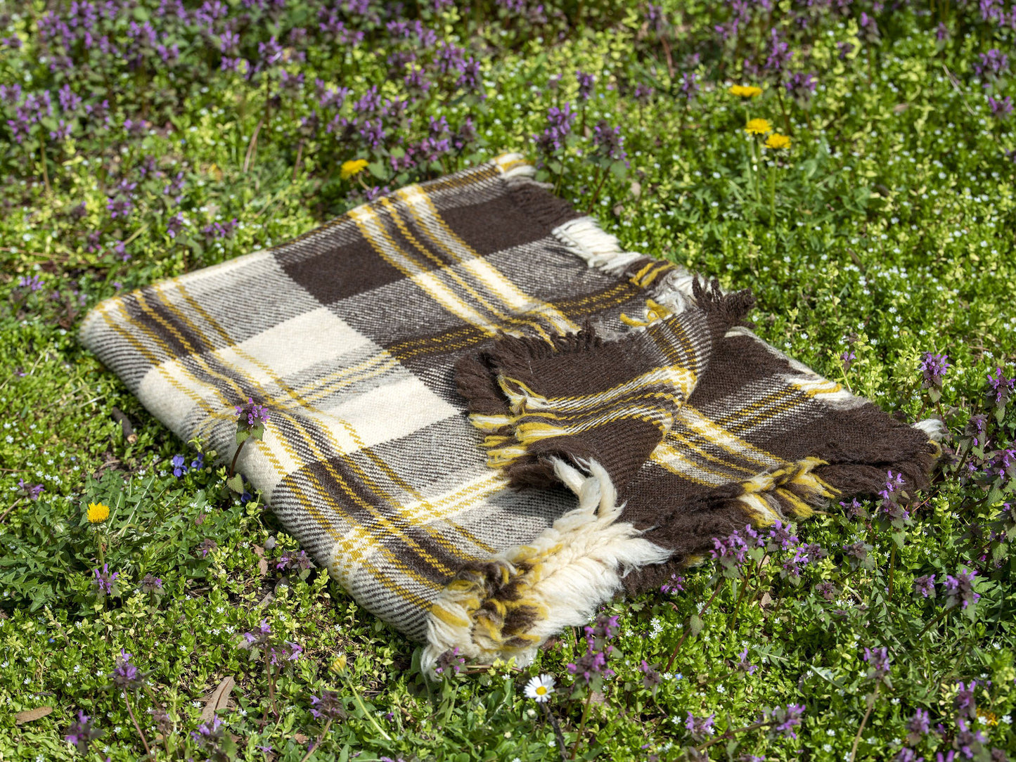Heavyweight Plaid Blanket K02