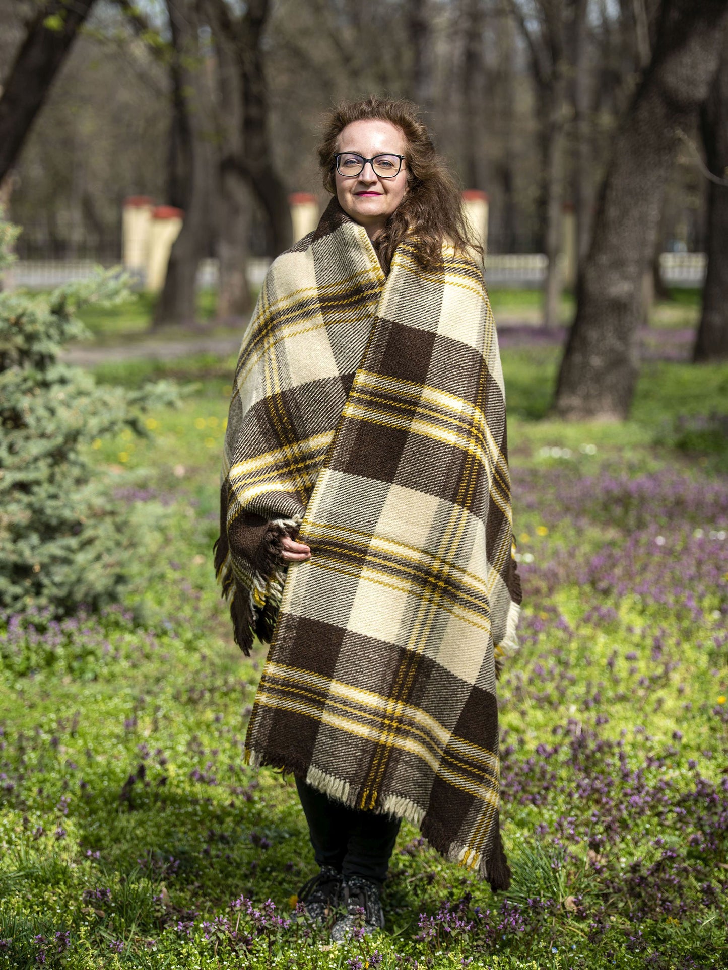 Heavyweight Plaid Blanket K02