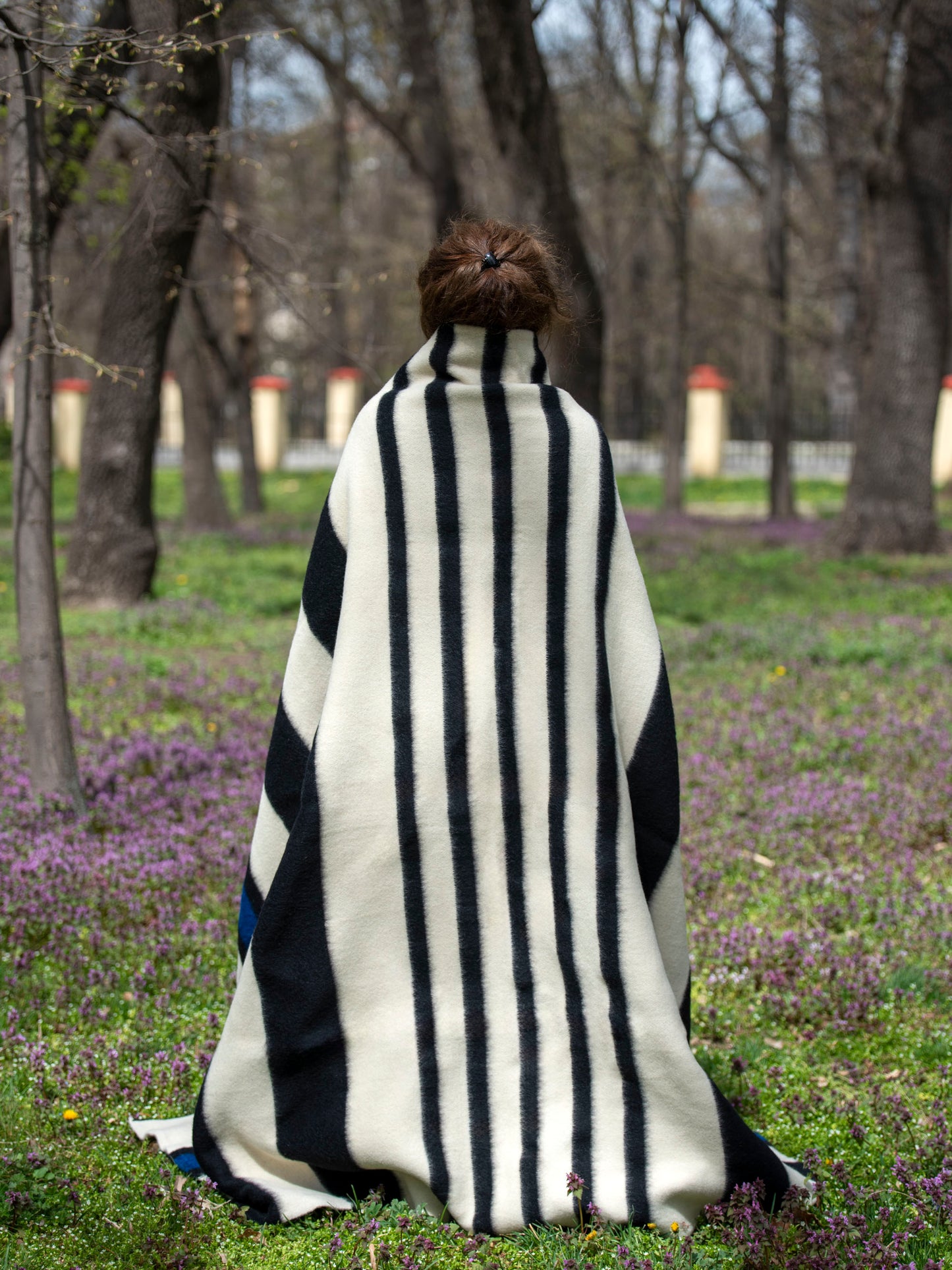 Striped Heavyweight Wool Blanket S04