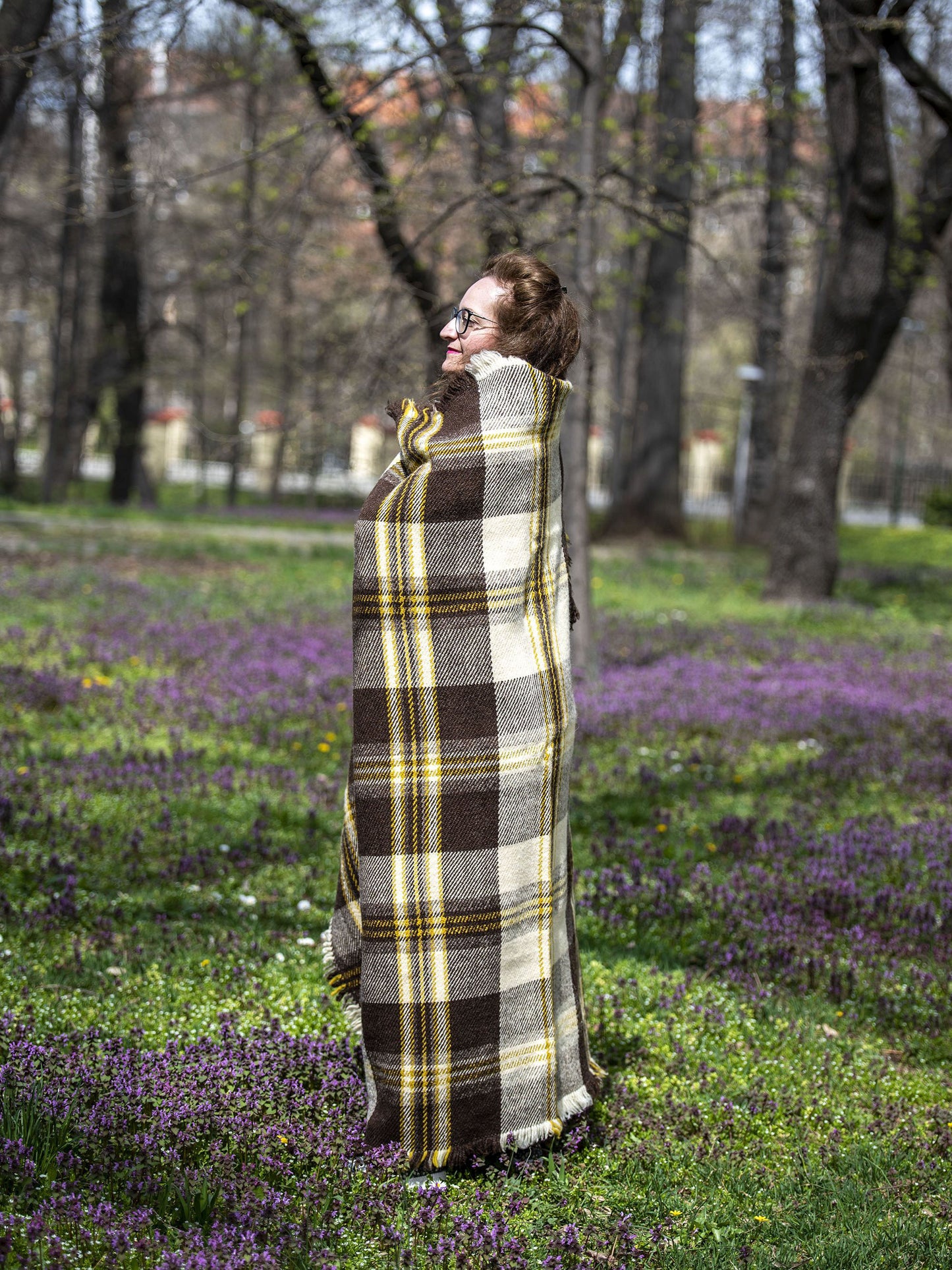 Heavyweight Plaid Blanket K02