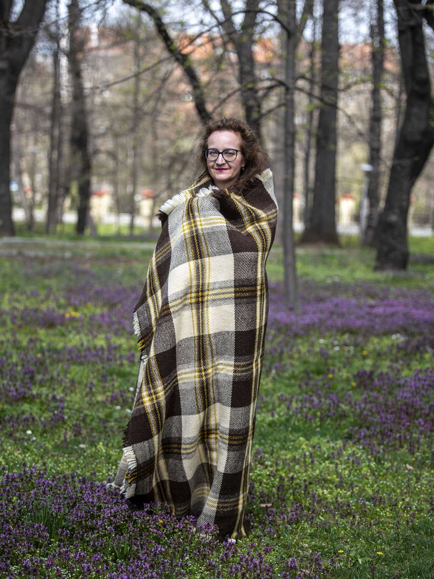 Heavyweight Plaid Blanket K02