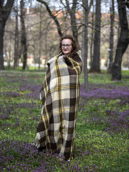 Heavyweight Plaid Blanket K02